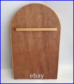 Vintage Japanese Missile Game Pingball Wooden Baseball Pinball Missing Ball