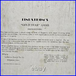 Vintage Lindstrom's Gold Star Pinball Game Board Game Room Decor