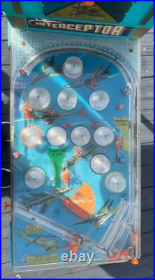 Vintage Marx Interceptor Pinball Machine Well Maintained! 1960s Retro Arcade Vintage Marx Interceptor Pinball Machine Well Maintained! 1960s Retro Arcade