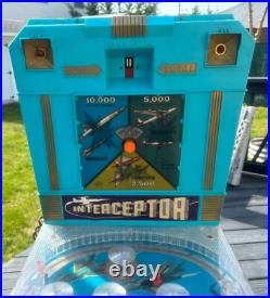 Vintage Marx Interceptor Pinball Machine Well Maintained! 1960s Retro Arcade Vintage Marx Interceptor Pinball Machine Well Maintained! 1960s Retro Arcade