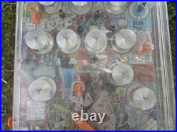 Vintage Marx Pinball Game Electric Blue Toy Arcade FOR REPAIR