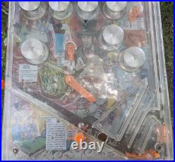 Vintage Marx Pinball Game Electric Blue Toy Arcade FOR REPAIR