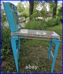 Vintage Marx Pinball Game Electric Blue Toy Arcade FOR REPAIR