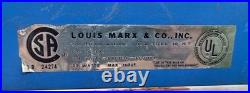 Vintage Marx Pinball Game Electric Blue Toy Arcade FOR REPAIR
