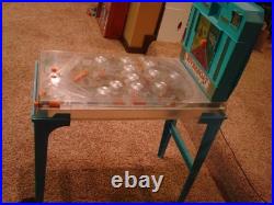 Vintage Marx RIVERBOAT Pinball Game Electric Blue Toy Arcade WORKS WELL