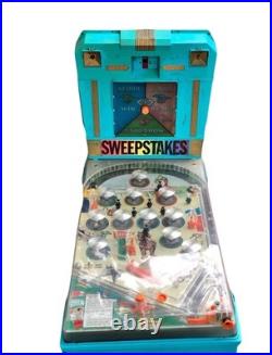 Vintage Marx Sweepstakes Electric Horse Racing Pinball Machine G-400