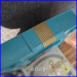 Vintage Marx Sweepstakes Pinball Game Electric Horse Racing Blue Toy Arcade