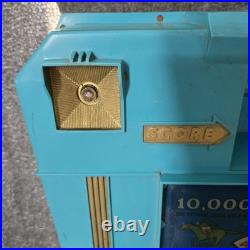 Vintage Marx Sweepstakes Pinball Game Electric Horse Racing Blue Toy Arcade