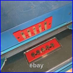 Vintage Marx Sweepstakes Pinball Game Electric Horse Racing Blue Toy Arcade