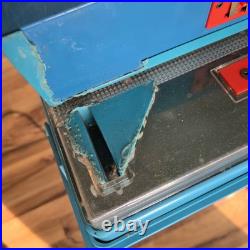 Vintage Marx Sweepstakes Pinball Game Electric Horse Racing Blue Toy Arcade