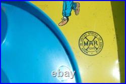 Vintage Marx Toy Skee Ball Automatic Score Tin Litho Tabletop Arcade Game Metal