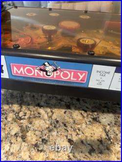 Vintage Monopoly Electronic Pinball Machine Game 2000 Hasbro NO Legs WORKING