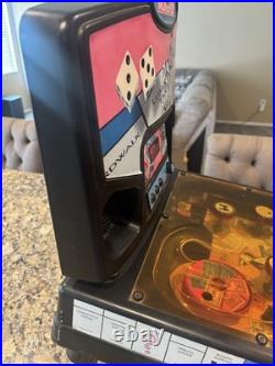 Vintage Monopoly Electronic Pinball Machine Game 2000 Hasbro NO Legs WORKING