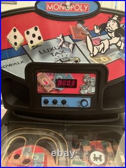 Vintage Monopoly Electronic Pinball Machine Game 2000 Hasbro NO Legs WORKING Vintage Monopoly Electronic Pinball Machine Game 2000 Hasbro NO Legs WORKING