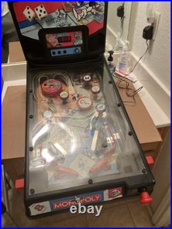 Vintage Monopoly Electronic Pinball Machine Game 2000 Hasbro NO Legs WORKING Vintage Monopoly Electronic Pinball Machine Game 2000 Hasbro NO Legs WORKING