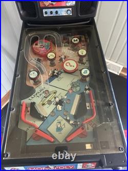 Vintage Monopoly Electronic Pinball Machine Game 2000 Hasbro TESTED Power Supply