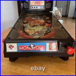 Vintage Monopoly Electronic Pinball Machine Game 2000 Hasbro TESTED Power Supply