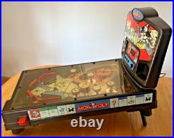 Vintage Monopoly Electronic Pinball Machine Game 2000 Hasbro TESTED Power Supply