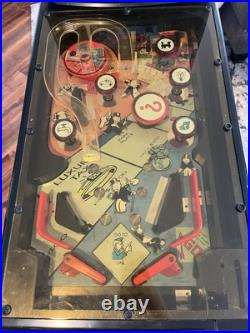 Vintage Monopoly Electronic Pinball Machine Game 2000 Hasbro With Legs WORKING