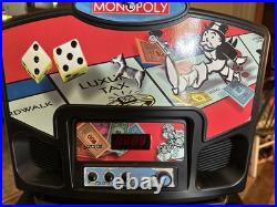 Vintage Monopoly Electronic Pinball Machine Game 2000 Hasbro With Legs WORKING Vintage Monopoly Electronic Pinball Machine Game 2000 Hasbro With Legs WORKING