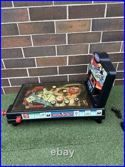 Vintage Monopoly Pinball Machine Game Deluxe Edition 2000 Hasbro Working