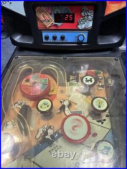 Vintage Monopoly Pinball Machine Game Deluxe Edition 2000 Hasbro Working