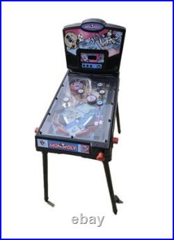 Vintage Monopoly Pinball Machine Game by Hasbro Working 2000 Good Shape
