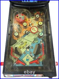 Vintage Monopoly Pinball Machine Game by Hasbro Working Sound 2000