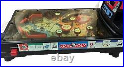 Vintage Monopoly Pinball Machine Game by Hasbro Working Sound 2000