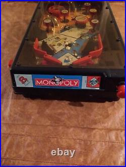 Vintage Monopoly Pinball machine game by Hasbro