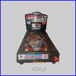 Vintage Monopoly Tabletop Electronic Pinball Machine by Hasbro (2000) Working