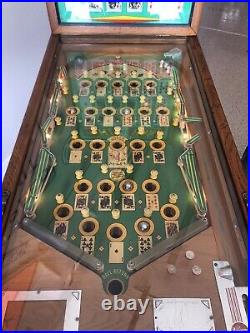 Vintage Original 1957 Williams Mfg. Co. Hi-Hand Poker Pinball Machine RARE