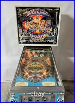 Vintage Original Ballys Silverball Mania Pinball Machine 1980's Arcade Retro