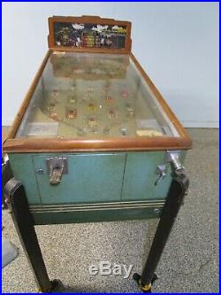 Vintage Original PAMCO Speedway Pinball Machine 1936 Payout Pacific Amusement Co