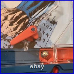 Vintage Superman Tabletop Pinball Machine Saving the World Rare 2004