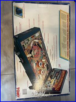 Vintage TOMY American Electronic Tabletop Pinball Machine Complete with Box Rare