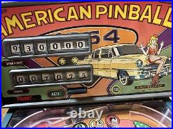 Vintage TOMY American Electronic Tabletop Pinball Machine IN BOX RARE WORKS