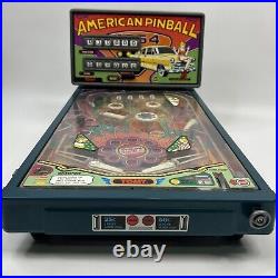 Vintage TOMY American Electronic Tabletop Pinball Machine With Box Works Great