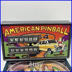 Vintage TOMY American Electronic Tabletop Pinball Machine With Box Works Great