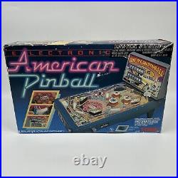 Vintage TOMY American Electronic Tabletop Pinball Machine With Box Works Great