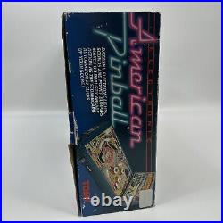 Vintage TOMY American Electronic Tabletop Pinball Machine With Box Works Great