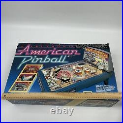 Vintage TOMY American Electronic Tabletop Pinball Machine With Box Works Great