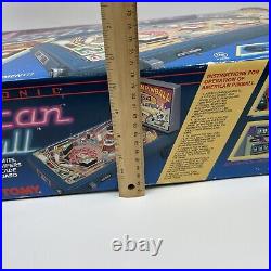 Vintage TOMY American Electronic Tabletop Pinball Machine With Box Works Great