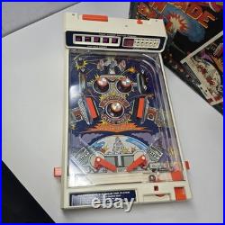 Vintage TOMY Atomic Arcade Tabletop Pinball Game Works with Box 1970s