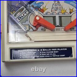 Vintage TOMY Atomic Arcade Tabletop Pinball Game Works with Box 1970s