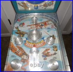 Vintage Tilt Louis Marx & Co Aces of The Sky Pinball Machine