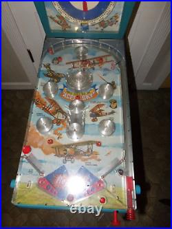 Vintage Tilt Louis Marx & Co Aces of The Sky Pinball Machine