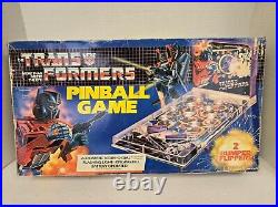 Vintage Transformers Pinball Tabletop Game 1984 Hasbro Complete