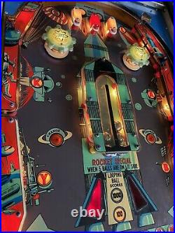 Vintage Williams Sky Lab NASA Space Themed Art Pinball Arcade Machine For Repair