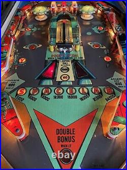 Vintage Williams Sky Lab NASA Space Themed Art Pinball Arcade Machine For Repair